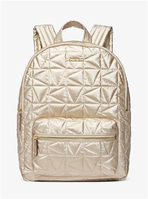 Winnie Large Metallic Quilted Backpack 